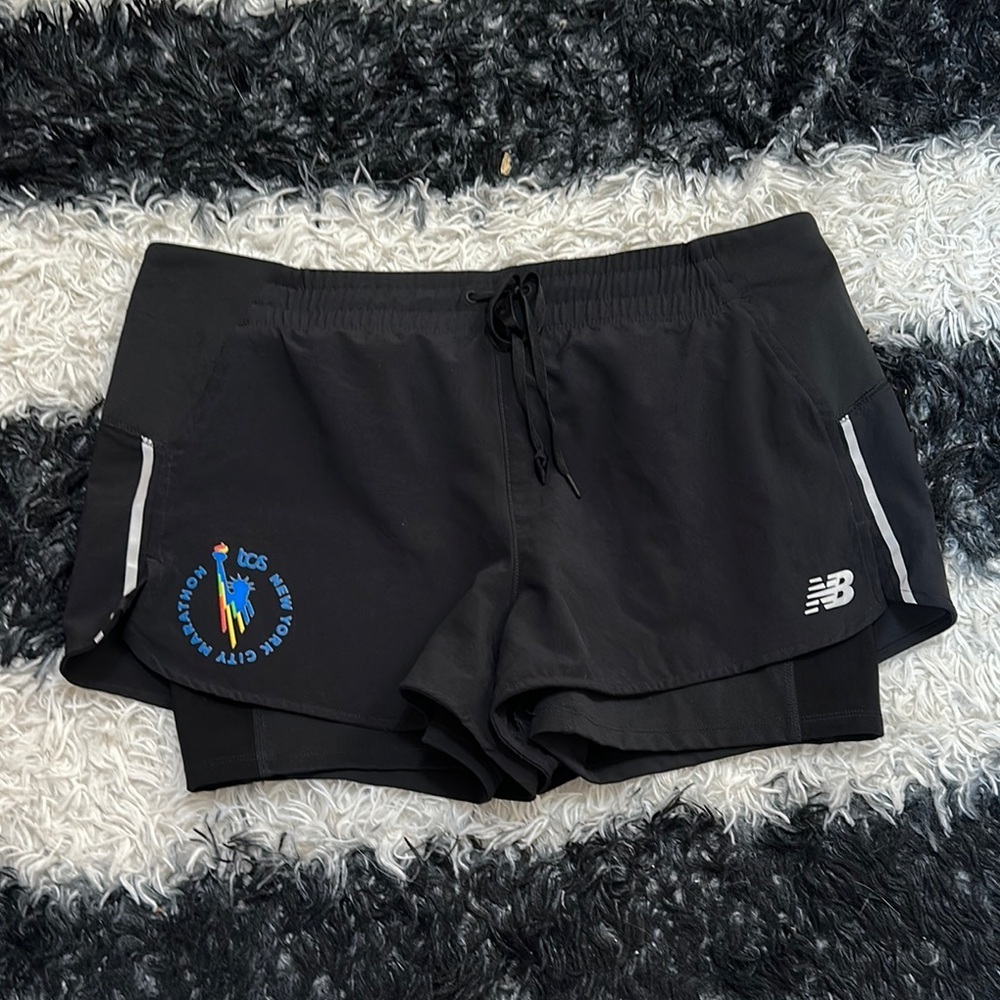 New Balance NYC Marathon 2-in-1 Impact Shorts, Large